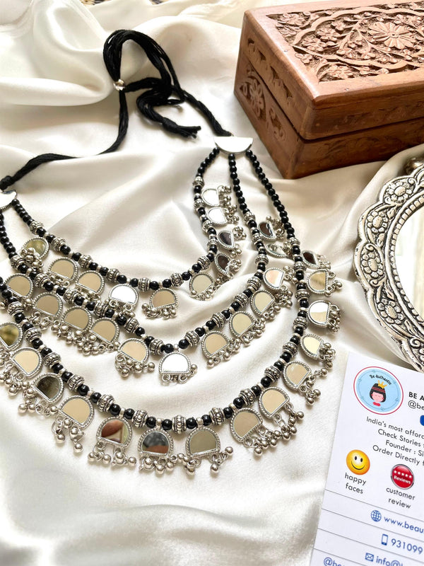 Layer mirror necklace - Be Authentic Jewellery